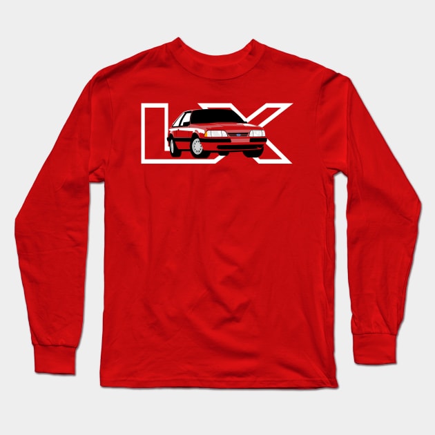 1987-90 Mustang LX Hatchback Long Sleeve T-Shirt by FoMoBro's